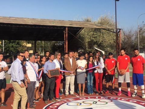 New multi-court in Recoleta Sports Center 